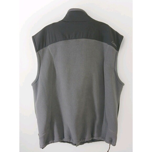 Cabelas Mens 2XL Outdoor Windshear Heated Vest NWOT Gray Red/Orange Zip Hunting - Picture 6 of 16